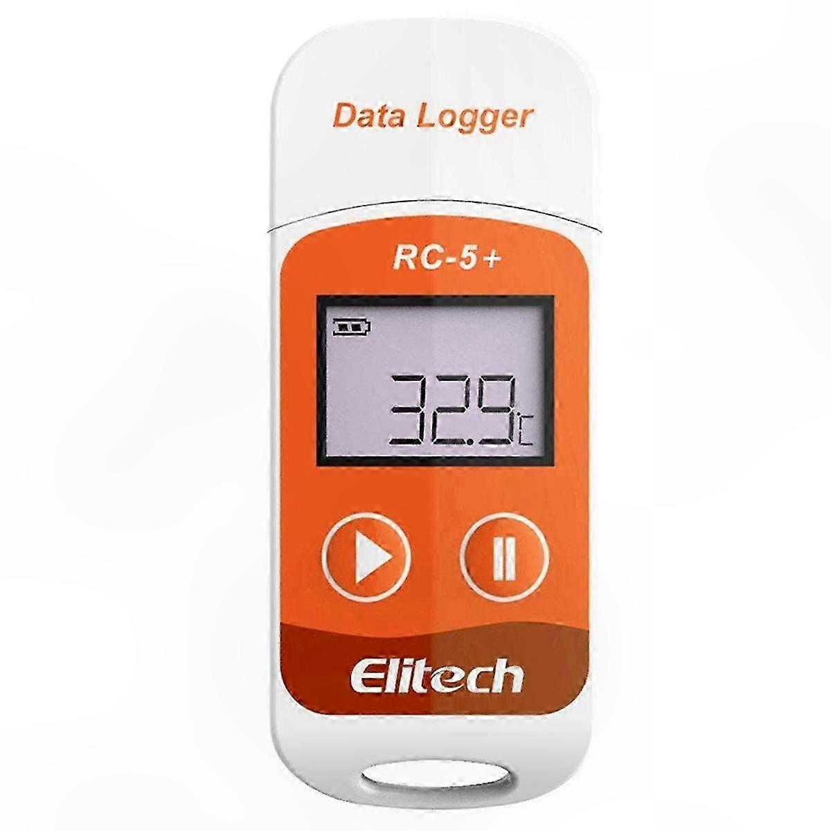 Reusable USB Temperature Data Logger with 32000 Records for Refrigeration and Cold Chain Transport Support PDF Report
