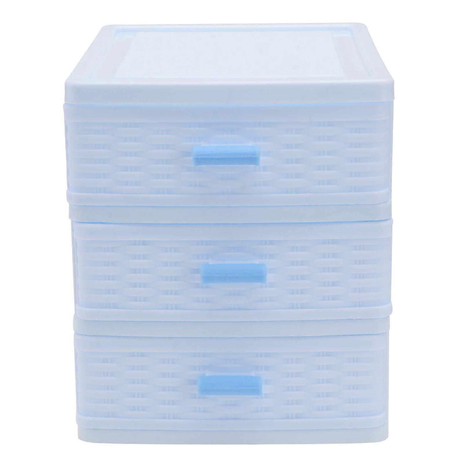 1Pc Desktop Storage Box Drawertype Box Multilayer Jewelry Case for Girl