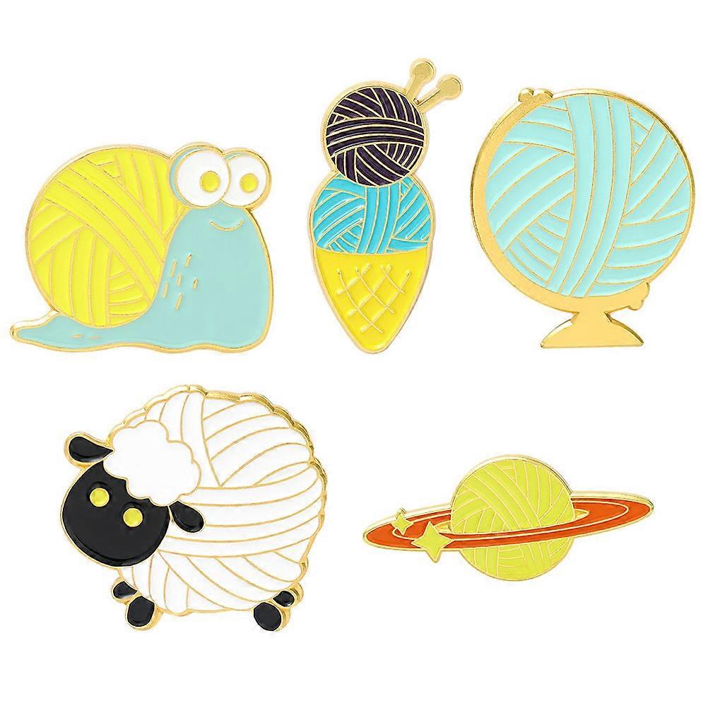 Kläder Dekoration Broschstift 5st Djurform Perfekt val för kvinnor Flickor Mammor Döttrar Med Blandad Färg
