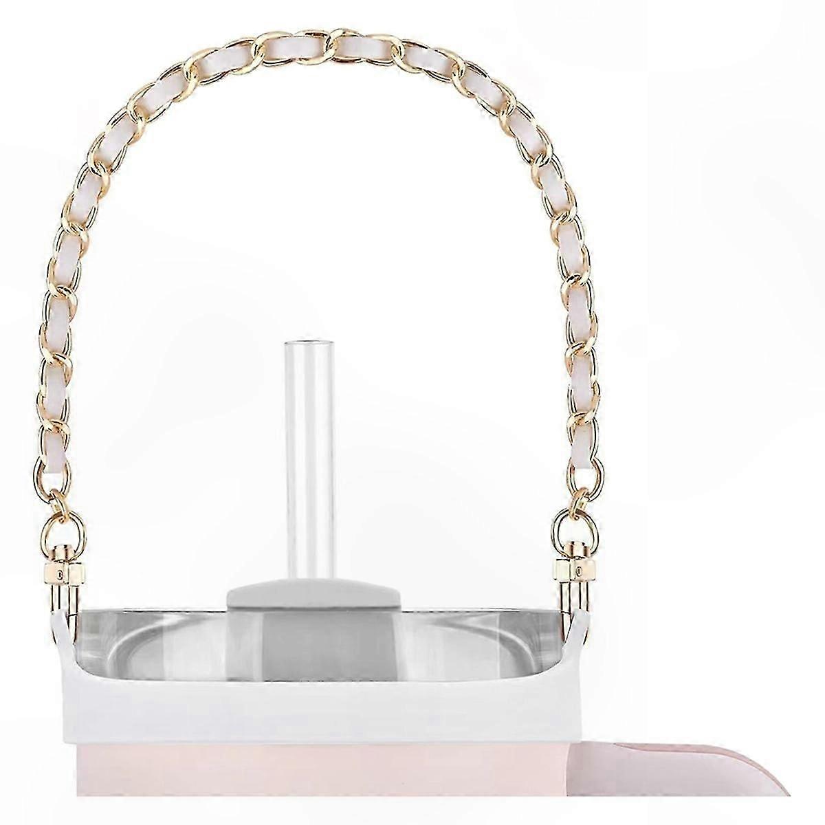 Universal Water Bottle Handle, Compatible with 8-40oz Cups, White