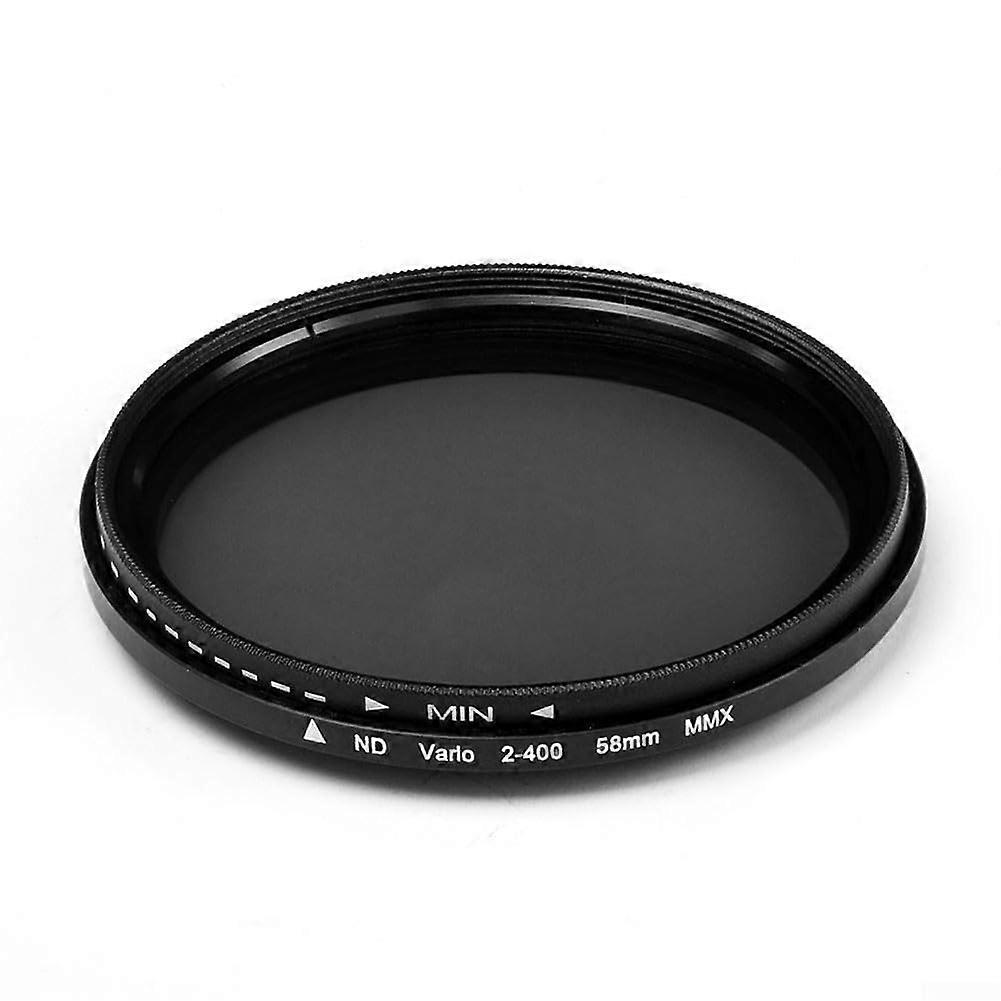 Adjustable Fader Variable Filter for Lens Enhancement Adjustable NDLens 2400 Light Reducing Lens Medium Grey Lens 37mm82mm