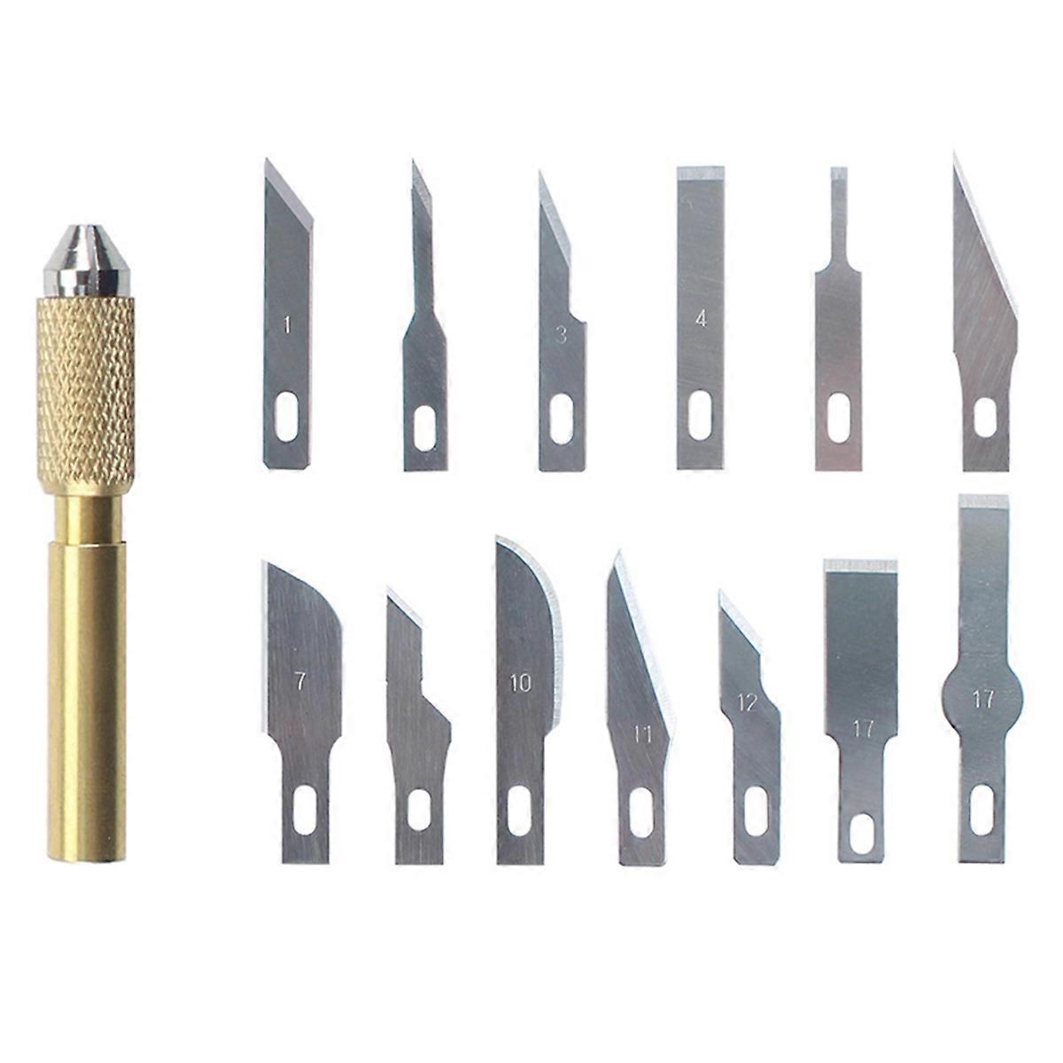 Blade Handle Kit for 936 Soldering Iron Heating Knife Multi-Functional DIY Model Heating Carving Tr