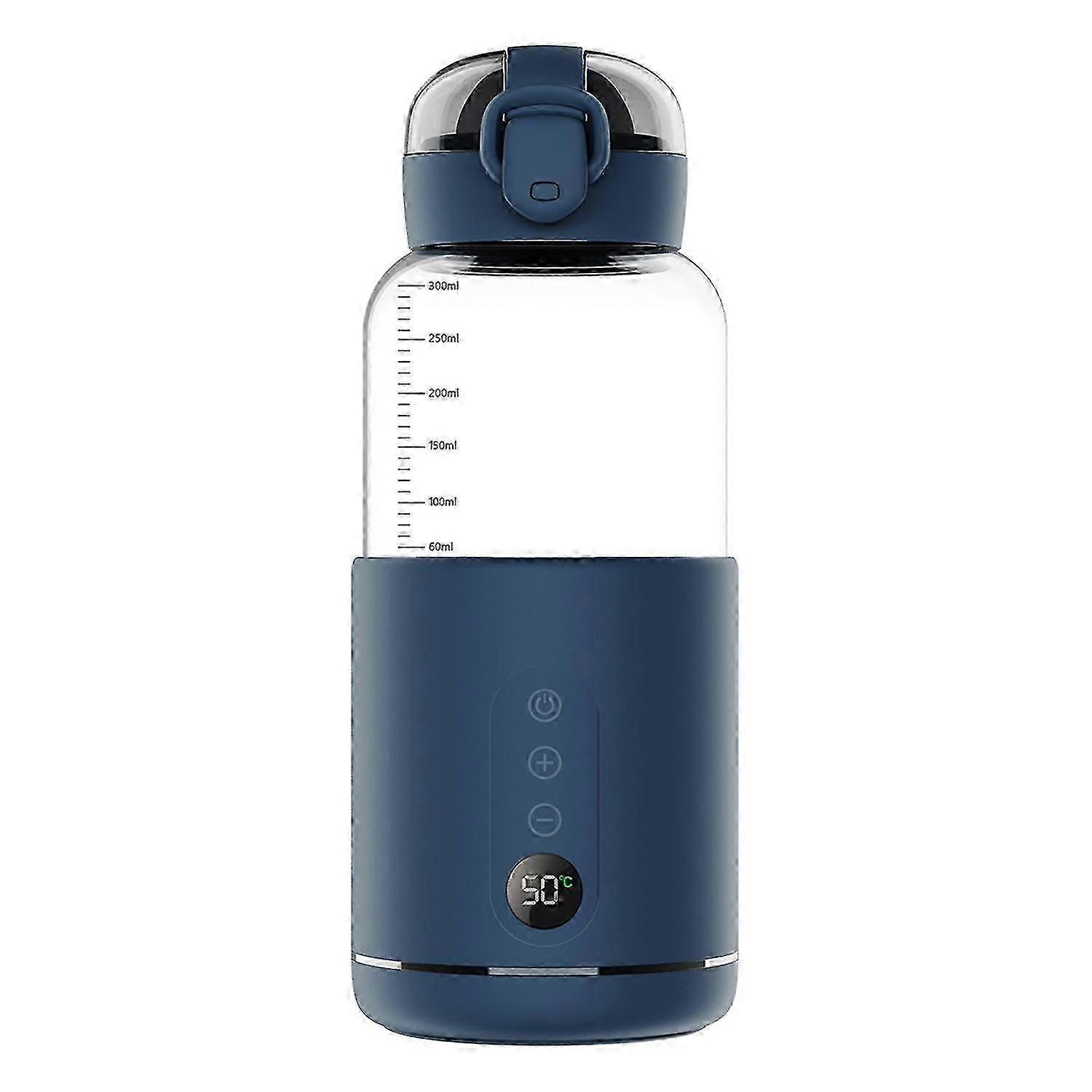 Portable Baby Bottle Warmer 300ml with Precise Temperature Control Built-in Battery for Formula Milk
