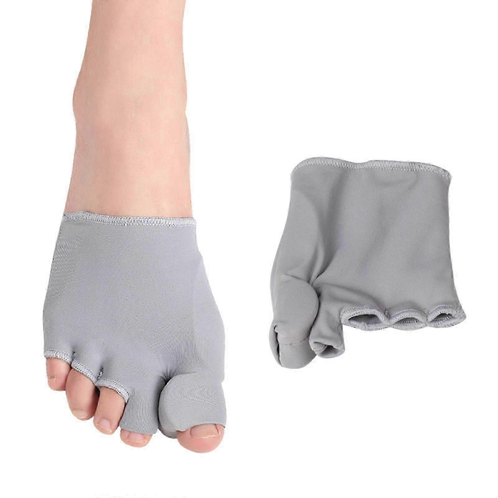 Corrector de juanetes para mujeres y hombres, corrector de dedos de juanete no quirúrgico cómodo y transpirable para soporte de día / noche