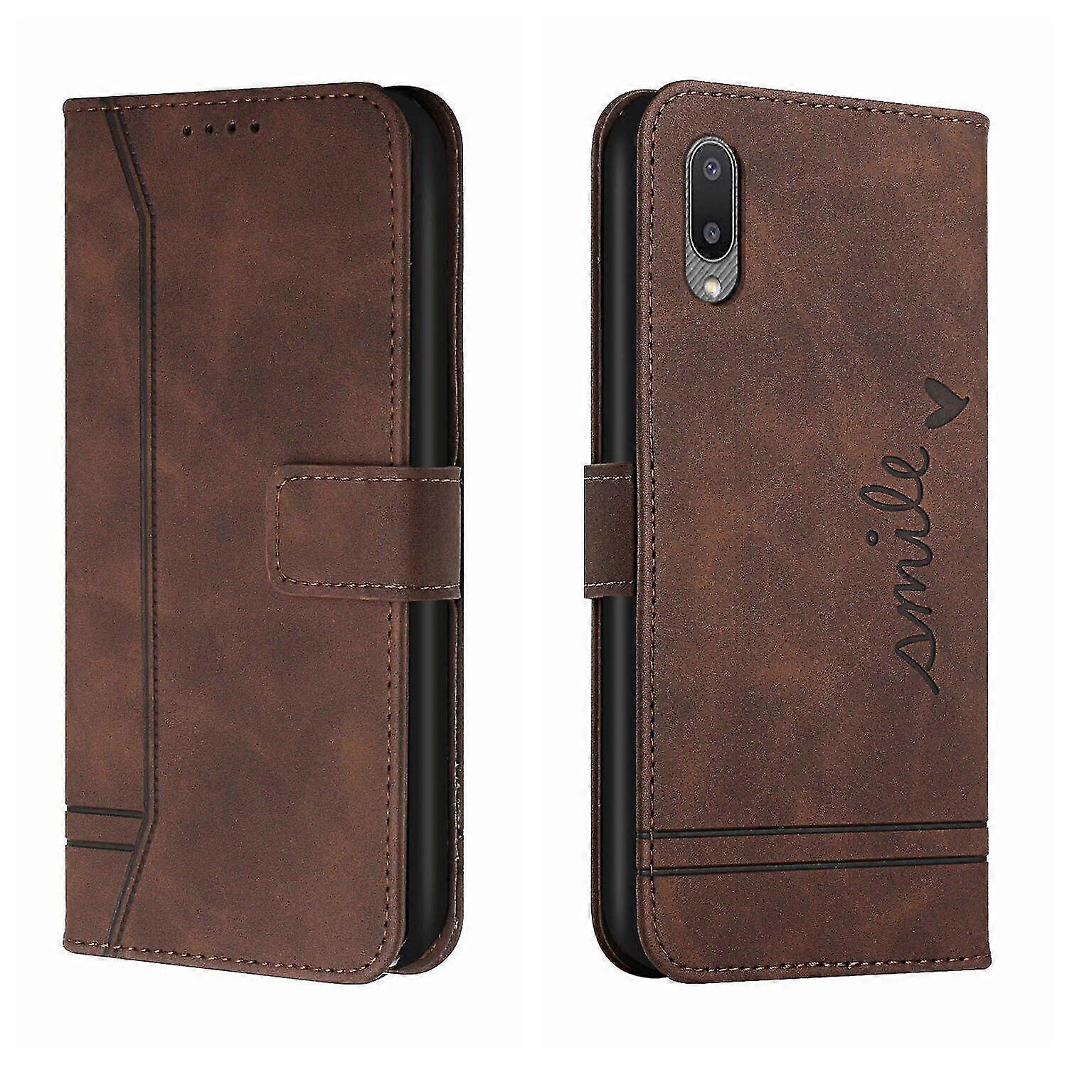 Leather Magnetic Closure Case with Flip Wallet Stand Function Cover for