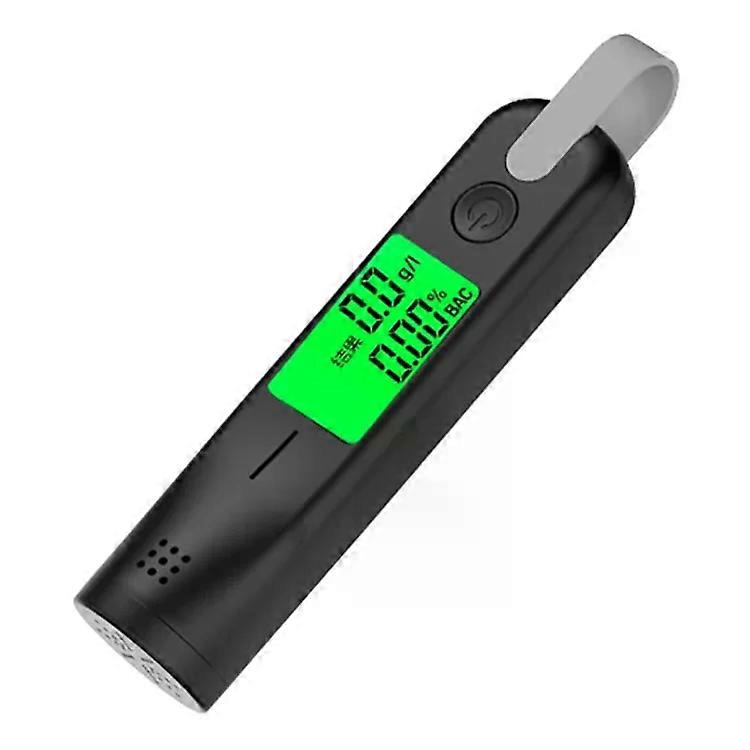 Portable Breath Alcohol Tester 3-Color Indicator High-Precision Alcohol Tester with LED Display