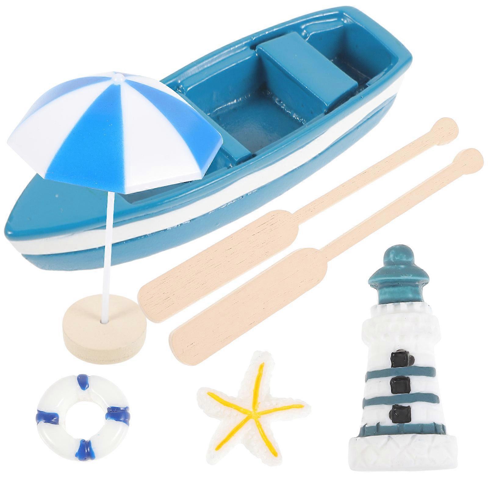 Mediterranean Style Desk Decorations Set of 1 Synthetic Resin Miniature Crafts Assorted Color