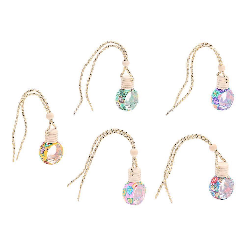 5Pcs Creative Freshener Car Decorative Pendant Hanging Perfume Ornament