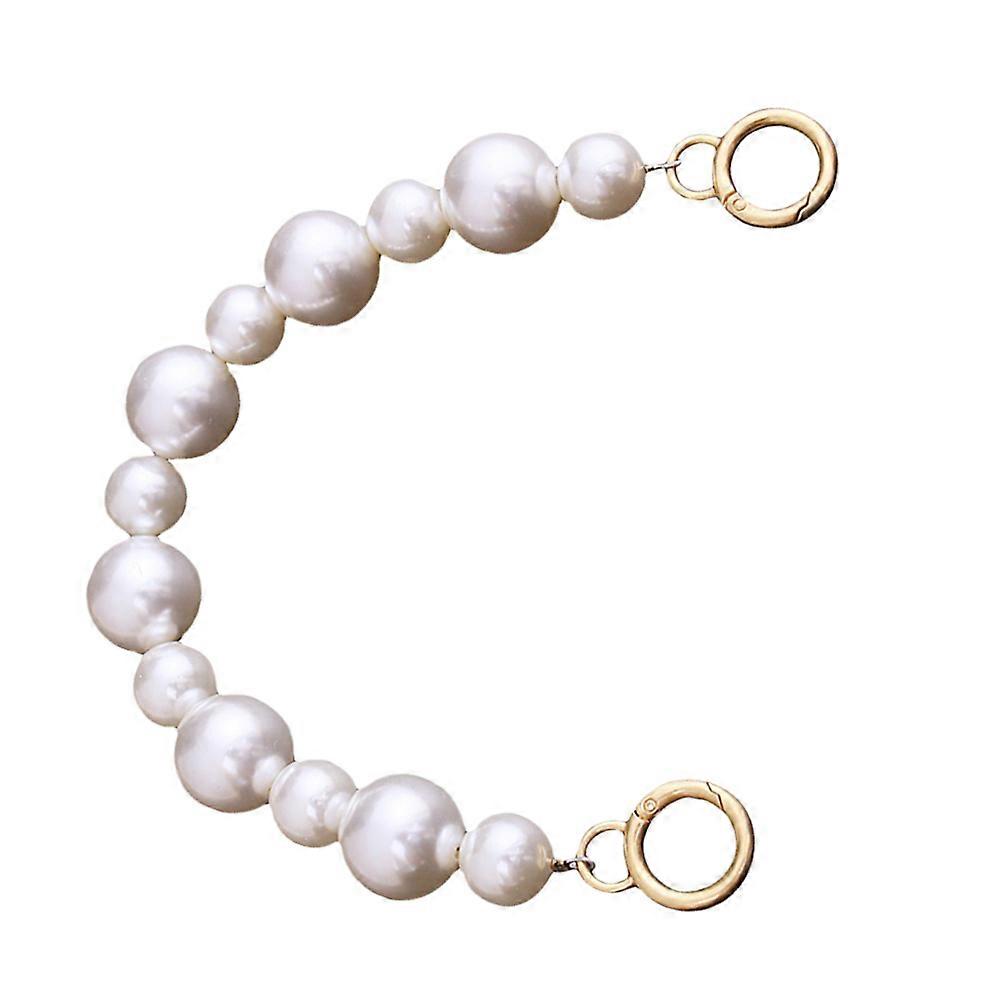 Pearl Strap For Purse Decorative Chain Designed For Handbags DIY Enthusiasts 15.4X1.2X1.2in 1Pack