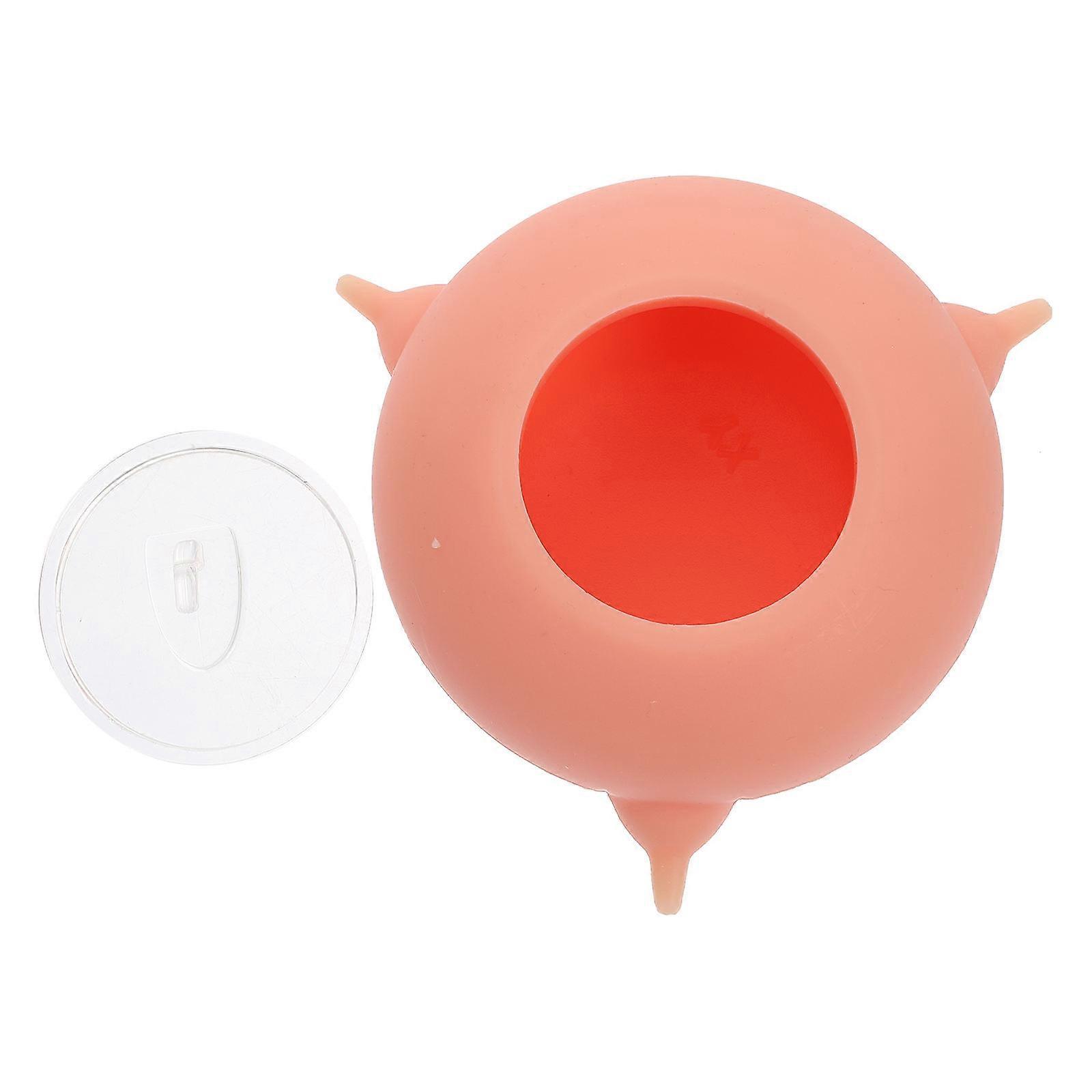 High Temperature Resistant Pet Chewing Toy Kitten Feeding Tool Small Rounded Shape 200ml Silicone Material 1Pcs
