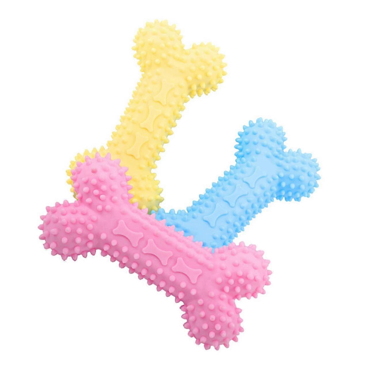 Dog Toy 3-Pack Chew Toy Set For Puppies Teething Molars Pet Toy