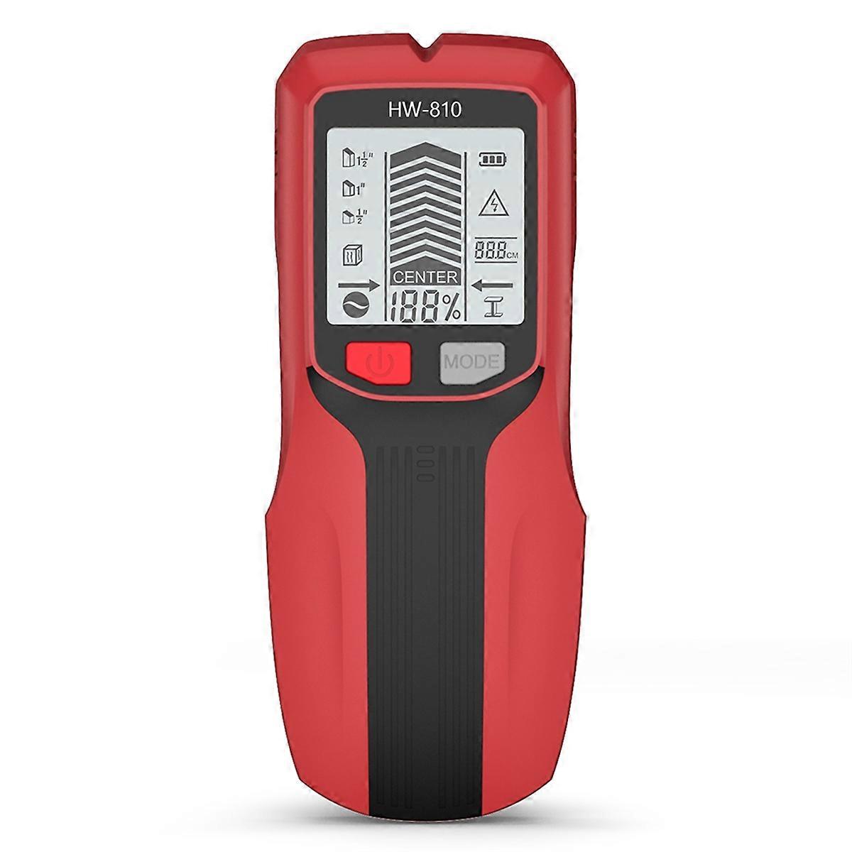 -810 Handheld Metal Detector Nail Finder with High-Definition LCD Display Wall Detector for Home Improvement