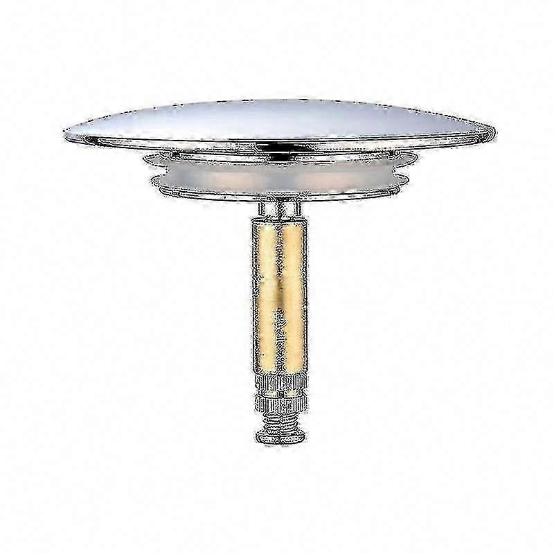 Adjustable Universal Bette Bath Stopper 70mm with Double Seal, Chrome Hardened Brass Sink Valve, Rust-Proof
