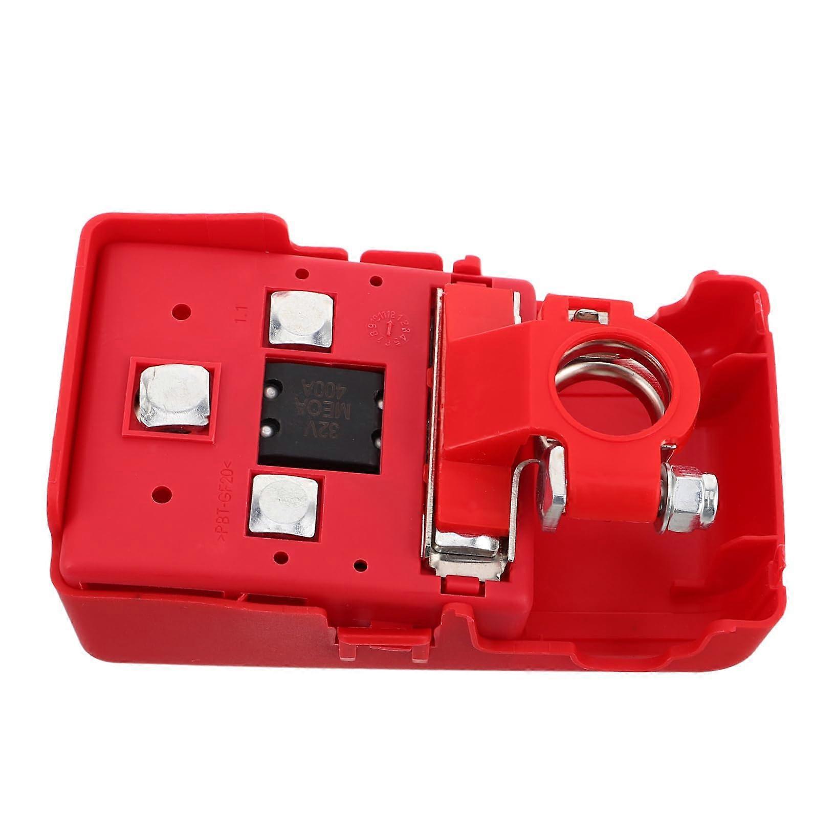Battery Terminal Connectors Red Plastic Battery Cable Connectors for Car Battery Connections, Compatible with Standard Sizes