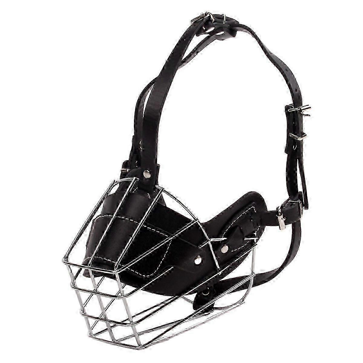 Bull Terrier Muzzle - Neoprene Padded Wire Basket for Training & Biting