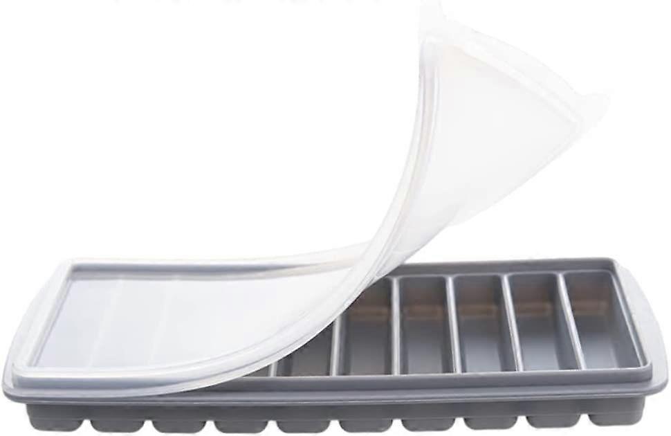 Silicone Ice Stick Tray - Rectangular Cube Mold (Gray, 1pc)