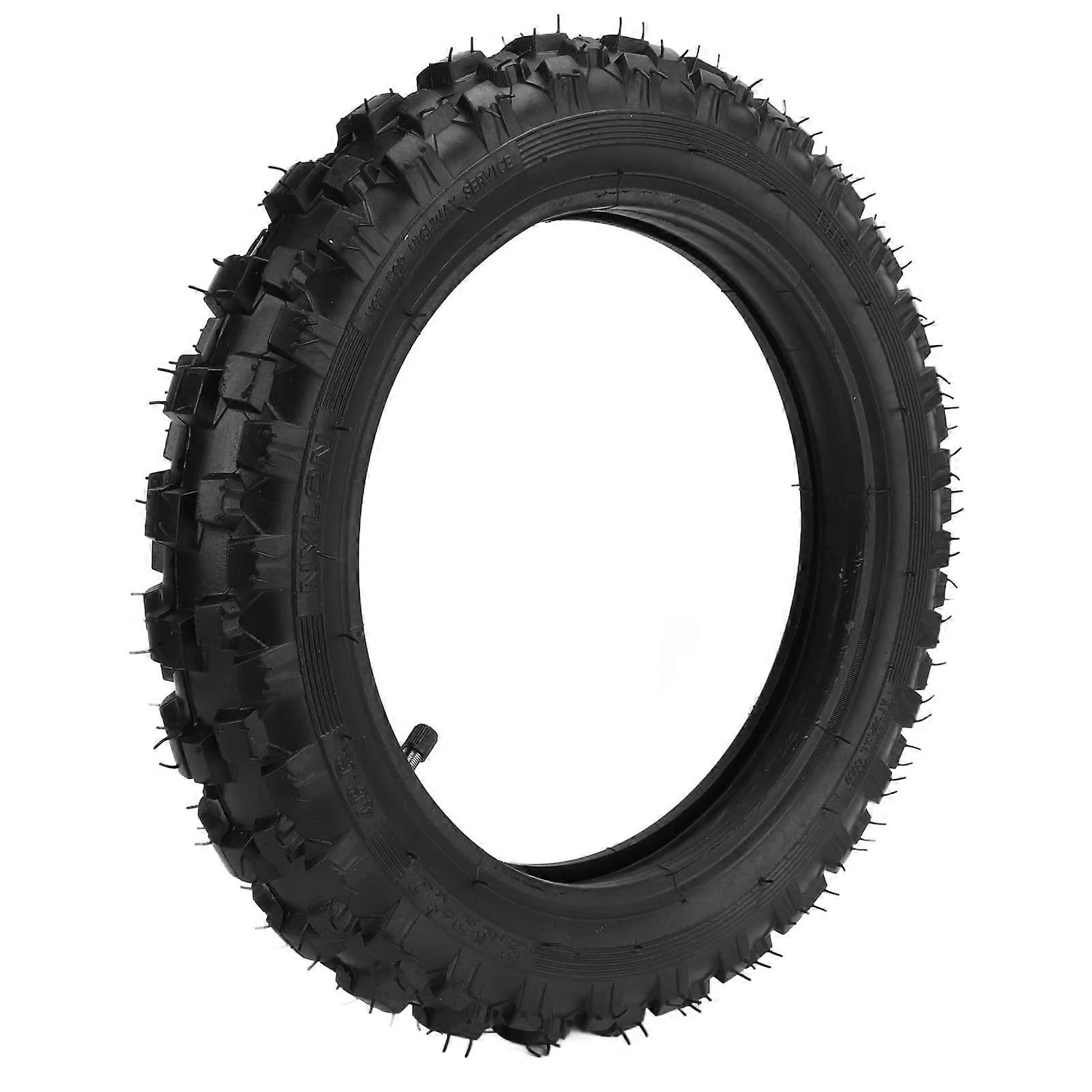 Heavy Duty AntiAging 2.5010 Inch OffRoad Tire and Tube Set with Straight Valve for DIY Replacement and Modification