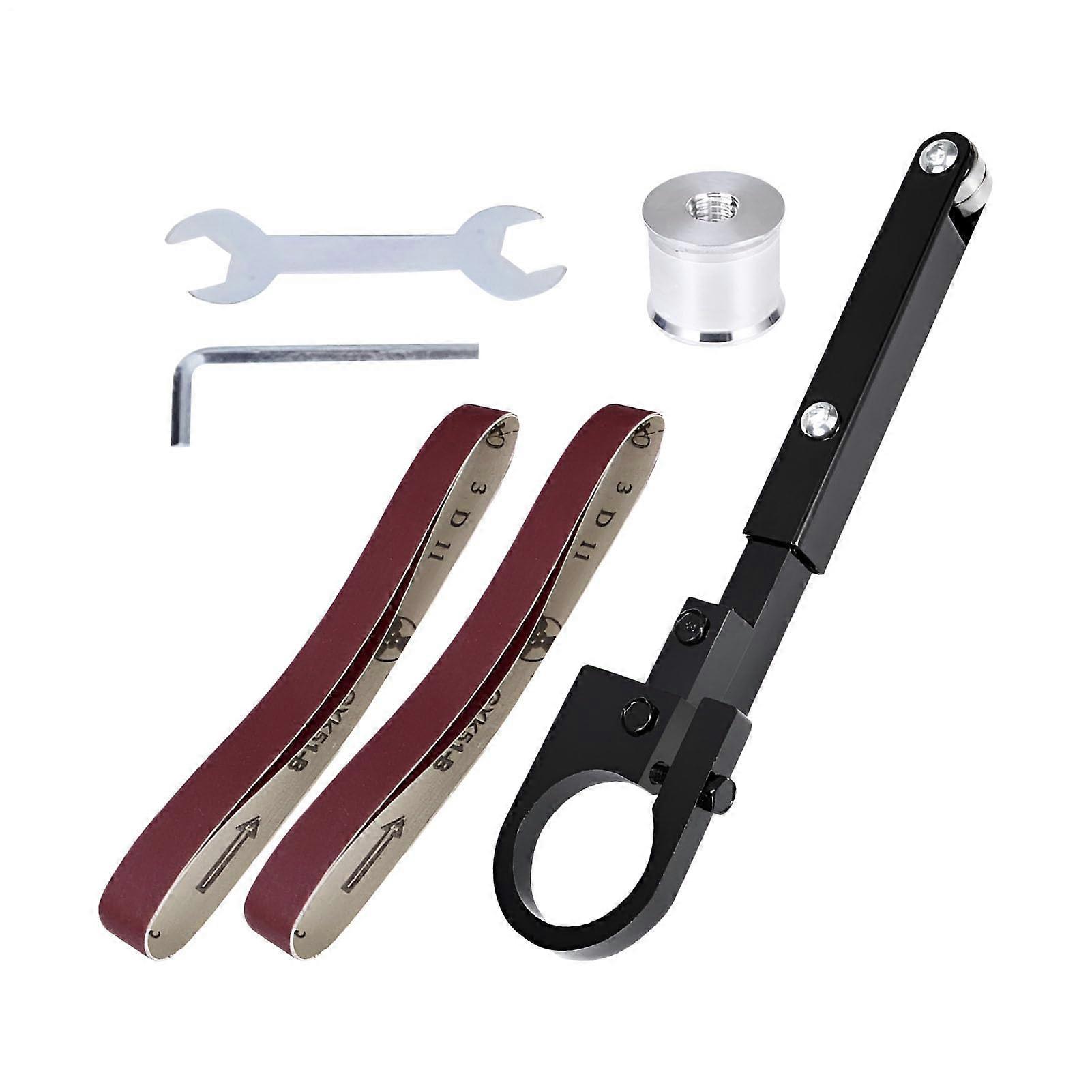 Belt Sander Adapter for Pipe Polishing, Durable Sanding Tool Attachment for Angle Mill, Compact 1-Pack