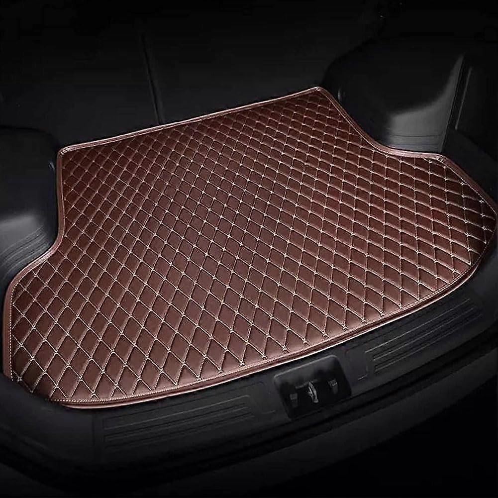 Car Leather Boot Mats for BMW Z4 E89 G29 Coupe 20092017, NonSlip, Waterproof, Beige/Coffee Ref: 2069