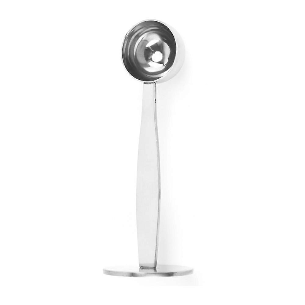 Multifunction Stainless Steel Coffee Scoop Measuring Spoon Dual-use Spoon Holder