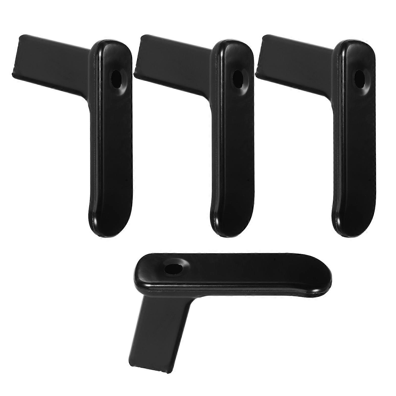Anti-Scald Pan Handles Coffee Kettle Handle For Gatherings Black 9.00X5.00X2.50CM Material 4Pcs