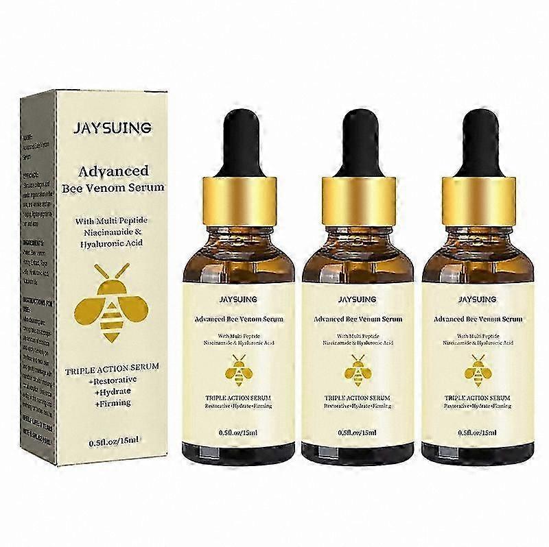 Bee Venom Essence 15ml, Anti-Wrinkle Serum for Fine Lines, Nasolabial Folds, Skin Repair, Moisturizing and Tightening Solution