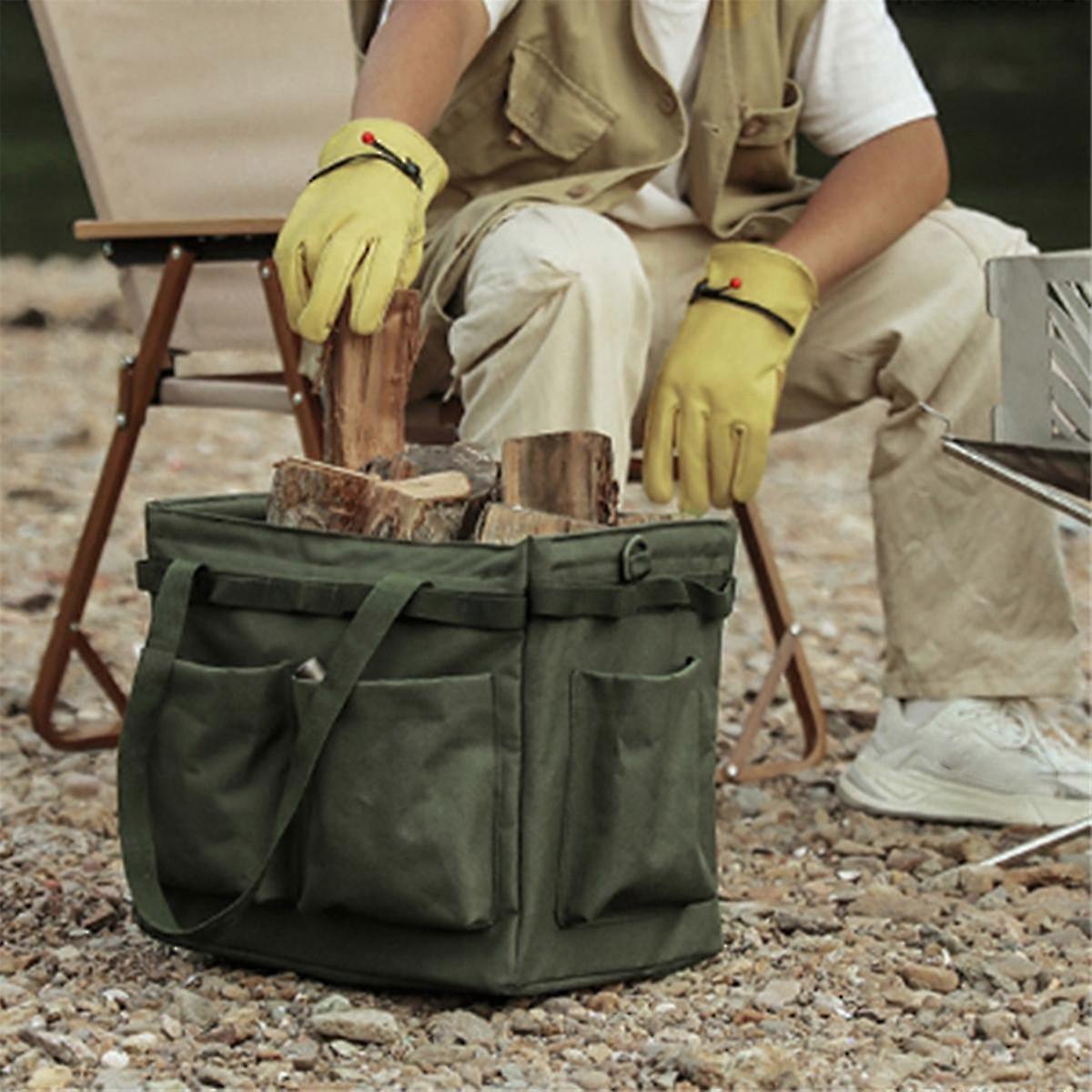 Multi-Functional Portable Storage Box with Tool Bag for Outdoor Adventures & Picnics