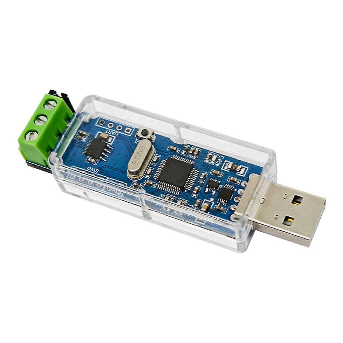 USB to CAN Communication Module USB to CAN Canbus Analyzer Adapter Onboard CAN Transceiver TJA1051T