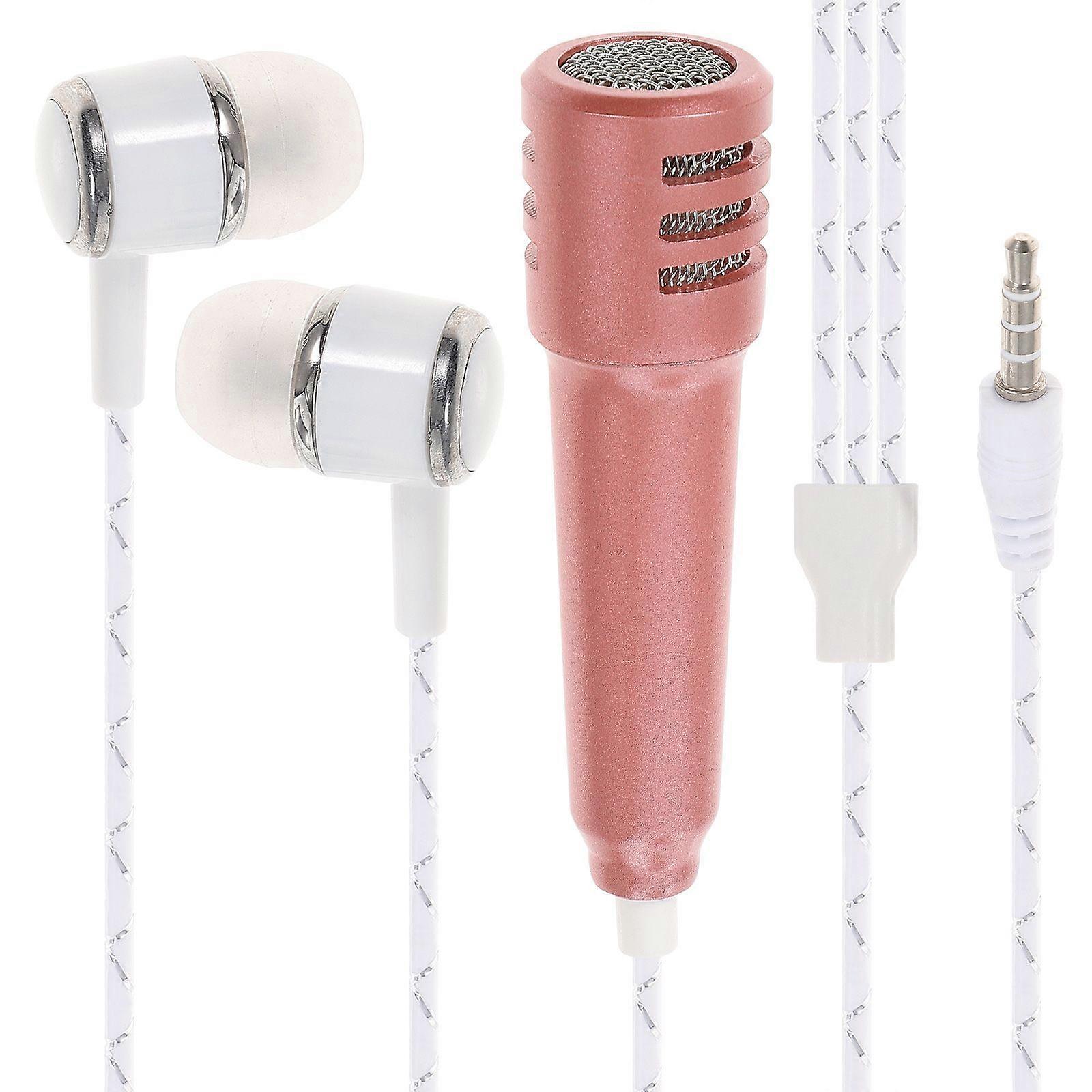 Mini Karaoke Condenser Microphone for Phone Coumputer Mini Phone Microphone (Random Color)