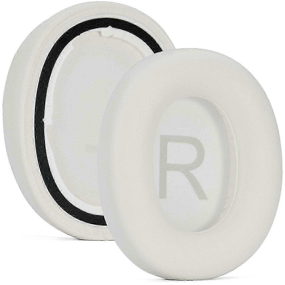 For TOZO HT2 Headphone Earpad Replacement Protective Cushion White