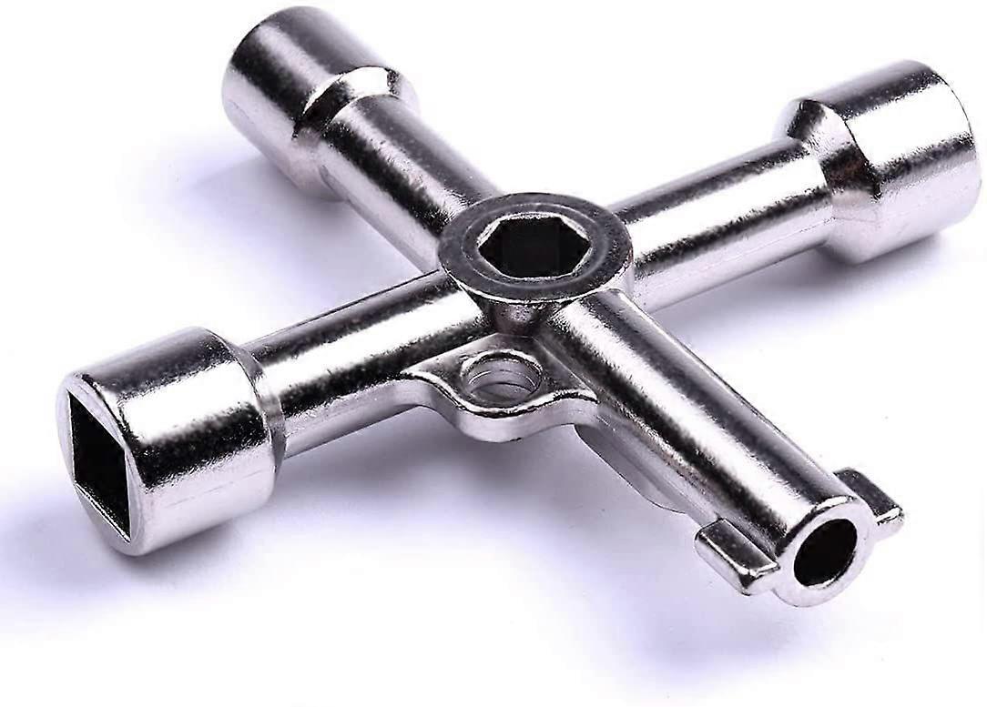 4-way multi-function key, multi-function switch cabinet key, cross key, universal 4-way ke