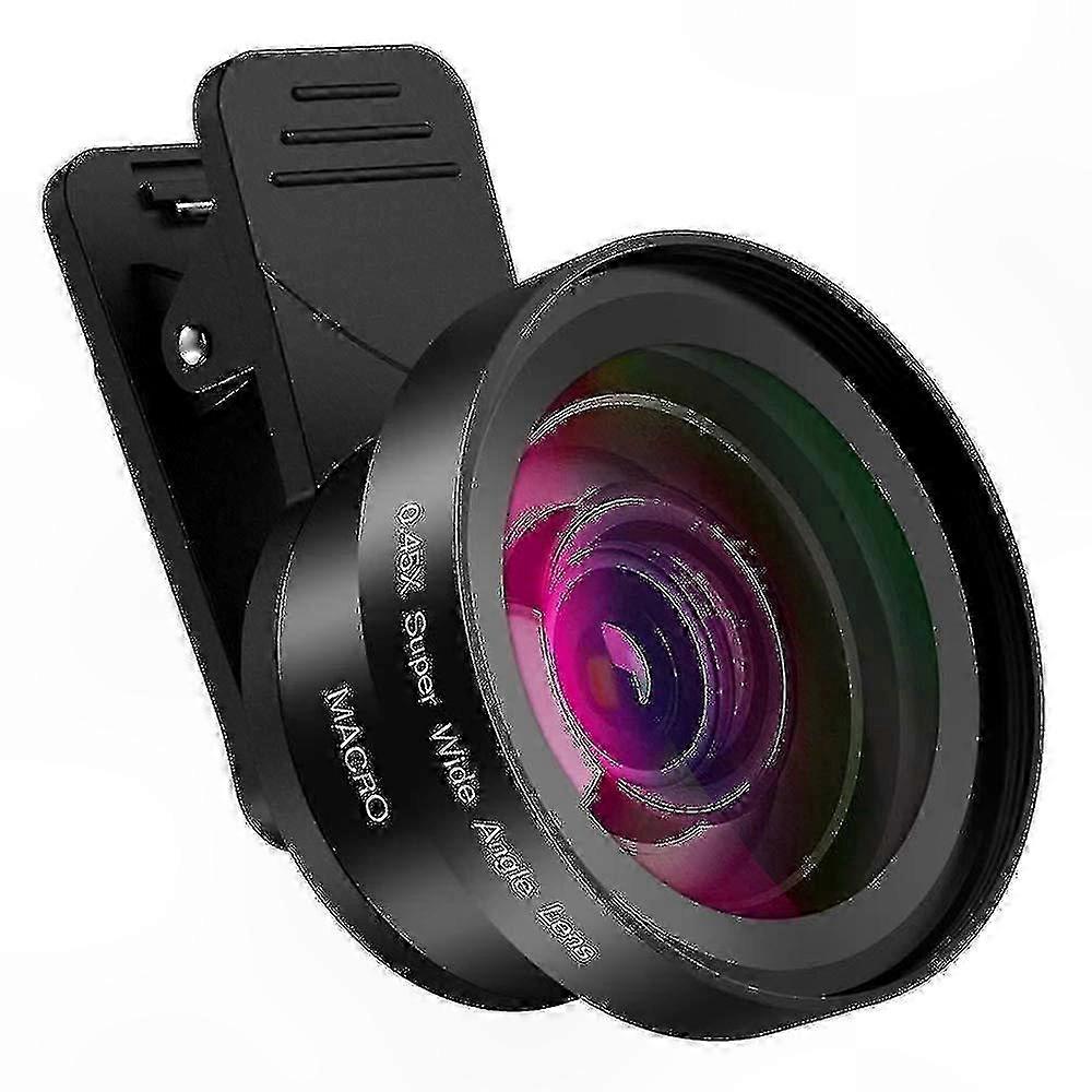 Universal Smartphone Lens Kit with Macro, Wide-Angle, LED Light, and Travel Case for , , Pixel Devices