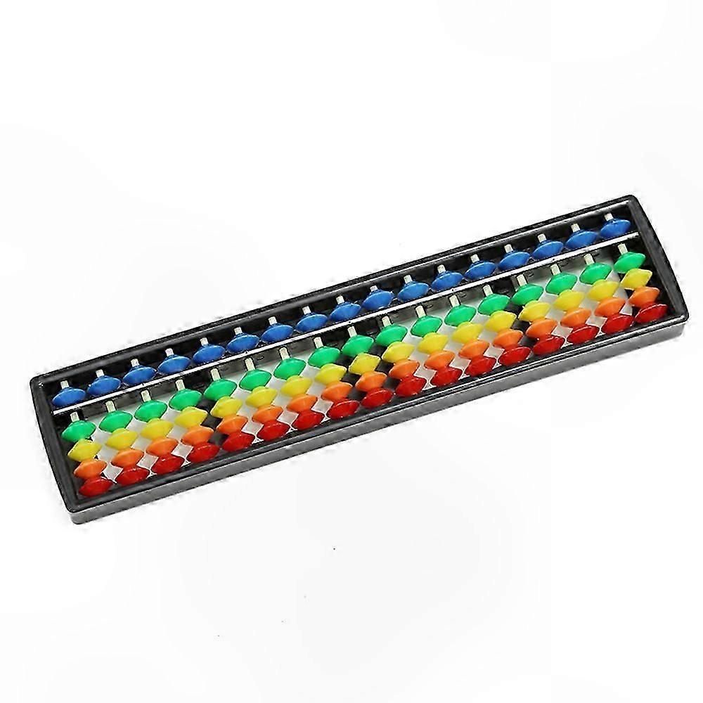 17-Digit Rods Soroban Abacus Calculator for Education and Counting Practice, Suitable for Adults and Teenagers, Colorful Design