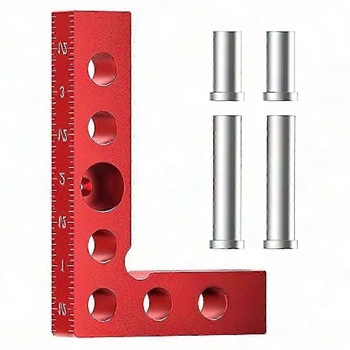 Mini Square Center Finder - 90 Precision Edge Marking Tool for Woodworking & Machining