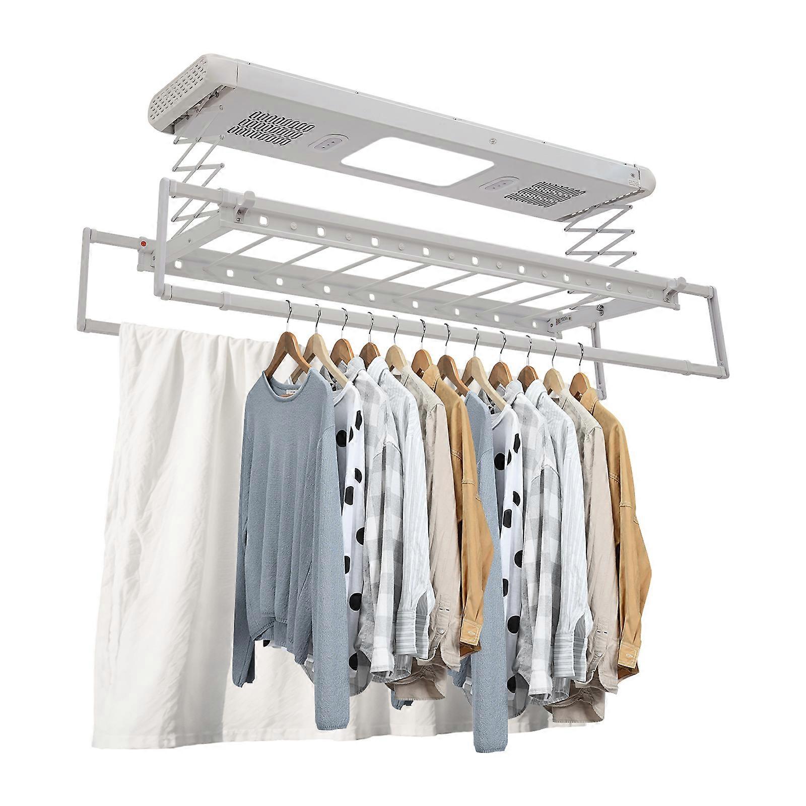 130-215cm Smart Dryer Rack Remote-Controlled Electrical Drying Rack Sterilizing & Space-saving