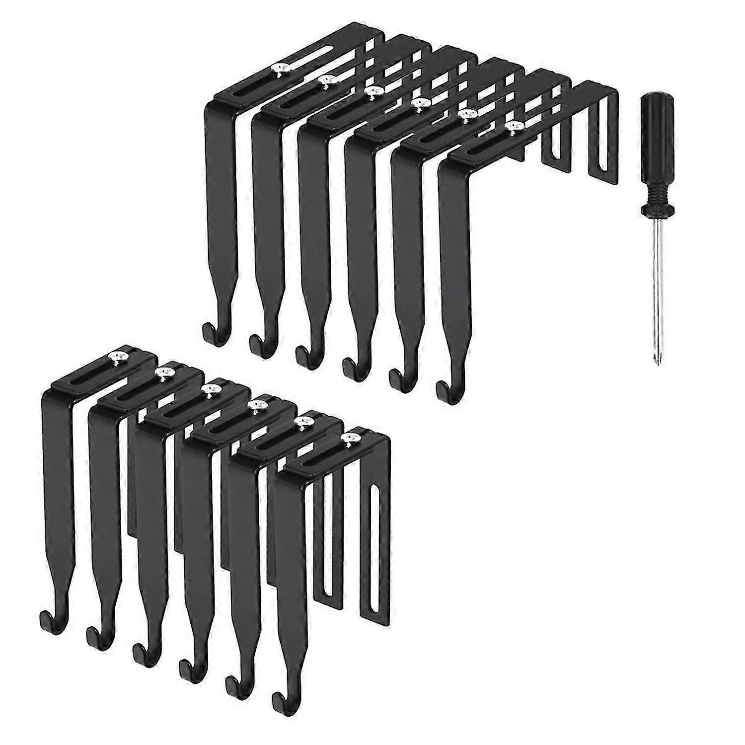 Cubicle Hangers Universal Partition Hanger Set 12Pcs