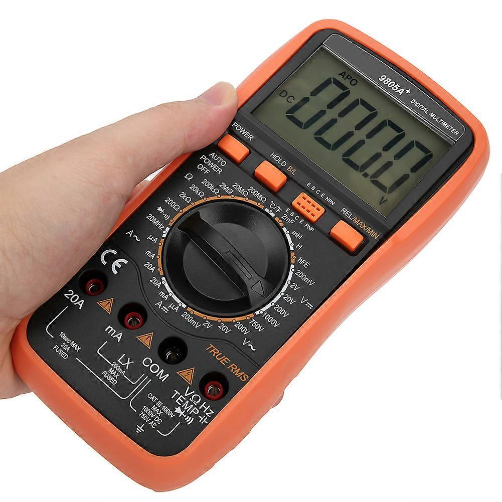 9805A Digital Multimeter Tester with Temperature, Resistance, Capacitance