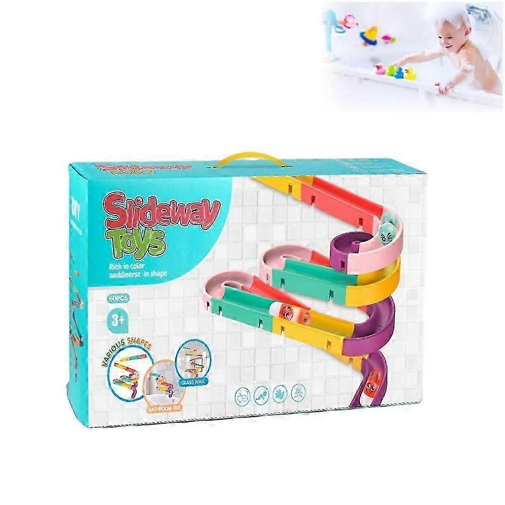 Interactive Bathtub Slide Set Toddler Bath Toys,Kids Bath Toys Slide