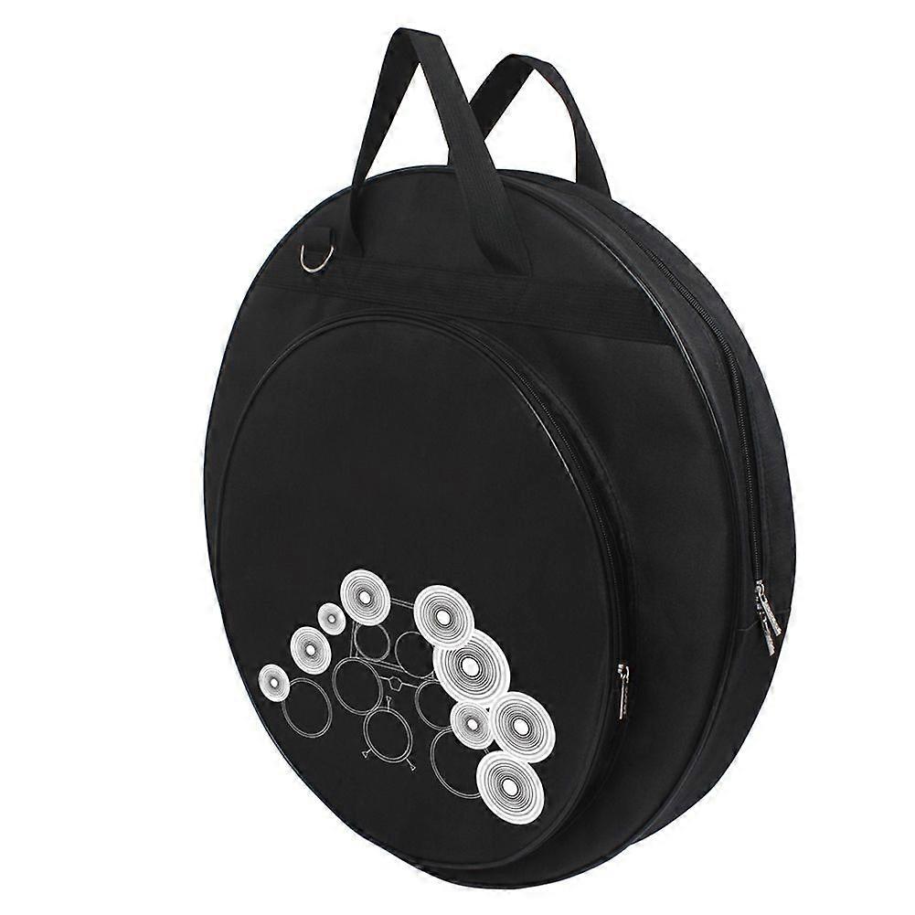 21-Inch Cymbal Bag Packback Three Pockets with Removable Divider Shoulder Strap