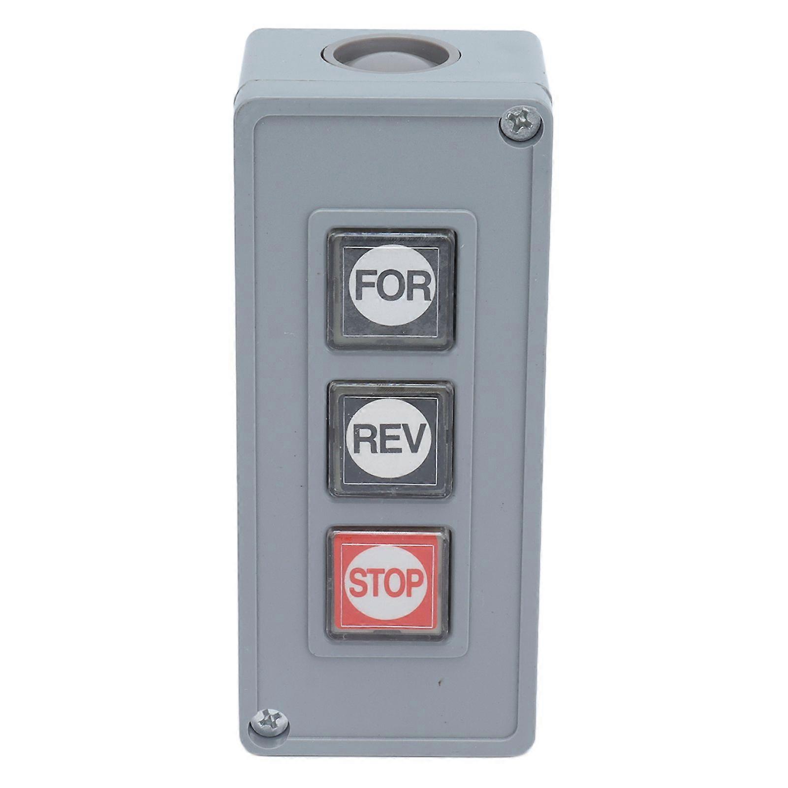 Push Button Switch Press Power Control Station Box Self Resetting 250V AC TPB3