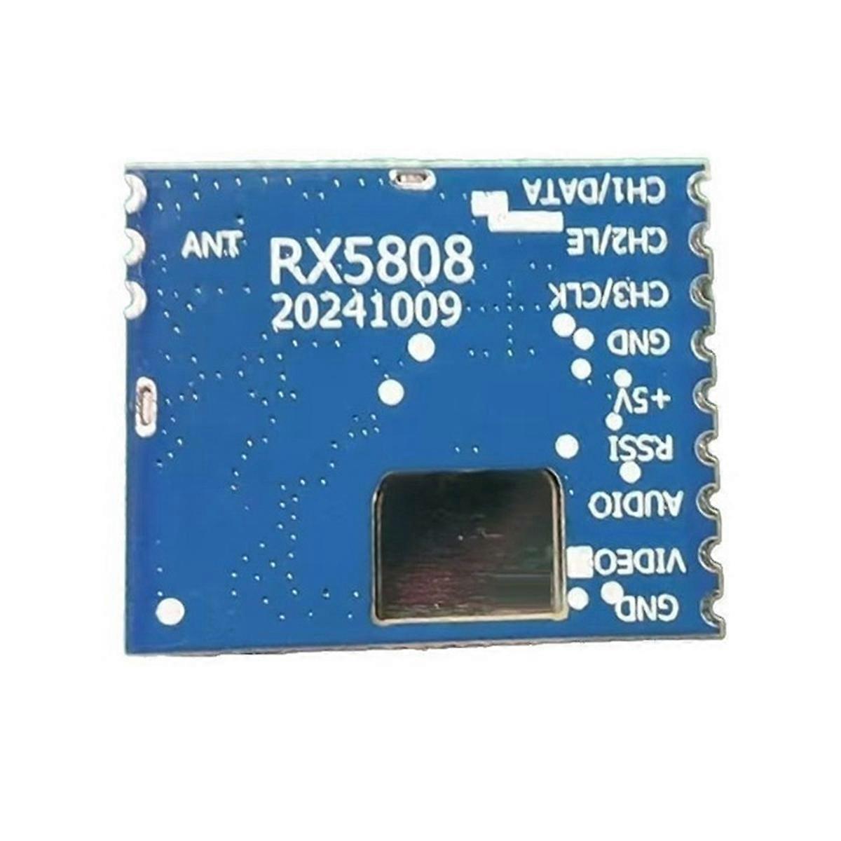 5,8 GHz:n RX5808 langaton audio- ja videovastaanotinmoduuli 8-kanavainen audio- ja videovastaanotinmoduuli SPI-tilassa