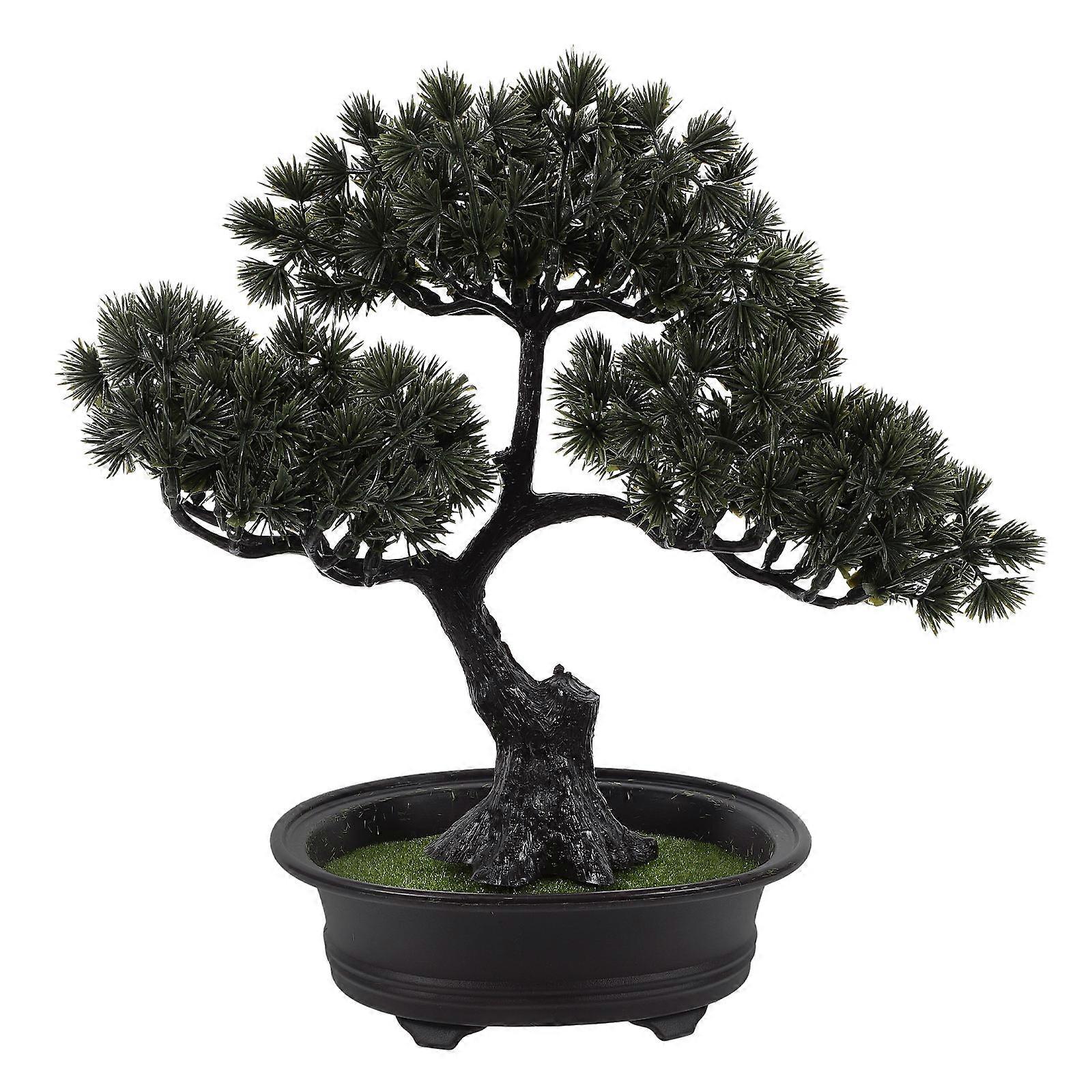 Simulation Tree Zen Garden Lifelike Welcome Tree Home Owners Office Workers Advanced Simulation Technology 10.2×8.7×5.1in 1Set