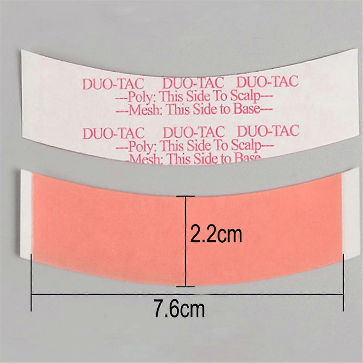 72Pcs/Lot Duo Wig Double Adhesive Tape Super Strong Wig Extension Lace Toupee Strips C with Slitting