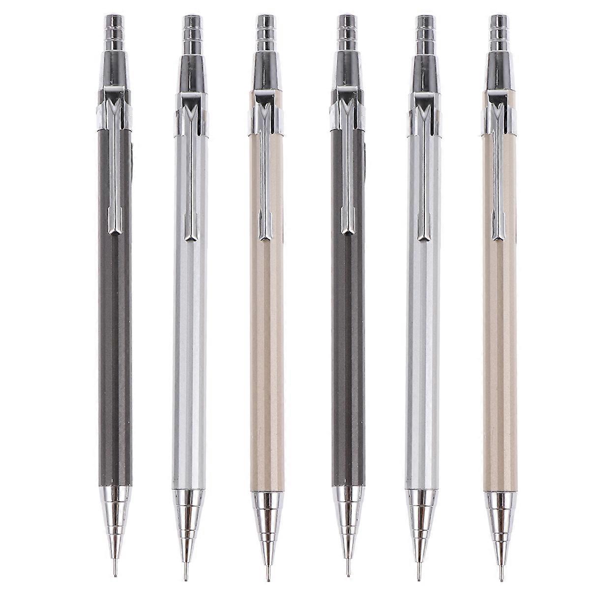 Automatic Pencil Leads 6Set For Office Supplies Assorted Color 0.7 Mm Retractable Pencil Point