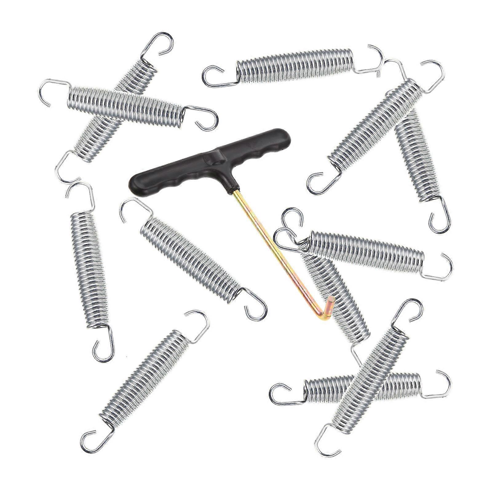 Tension Spring for Trampoline Extension Steel Springs in 1Set with Hooks