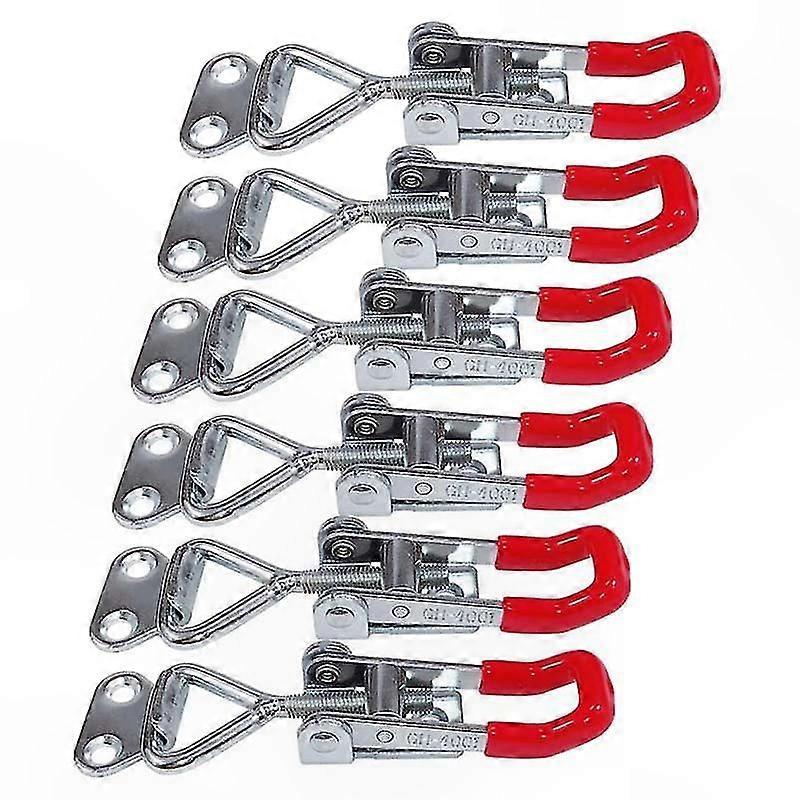 Pull Latch 6PCS Pull Action Latch Adjustable Toggle 150Kg 330Lbs Holding Capacity