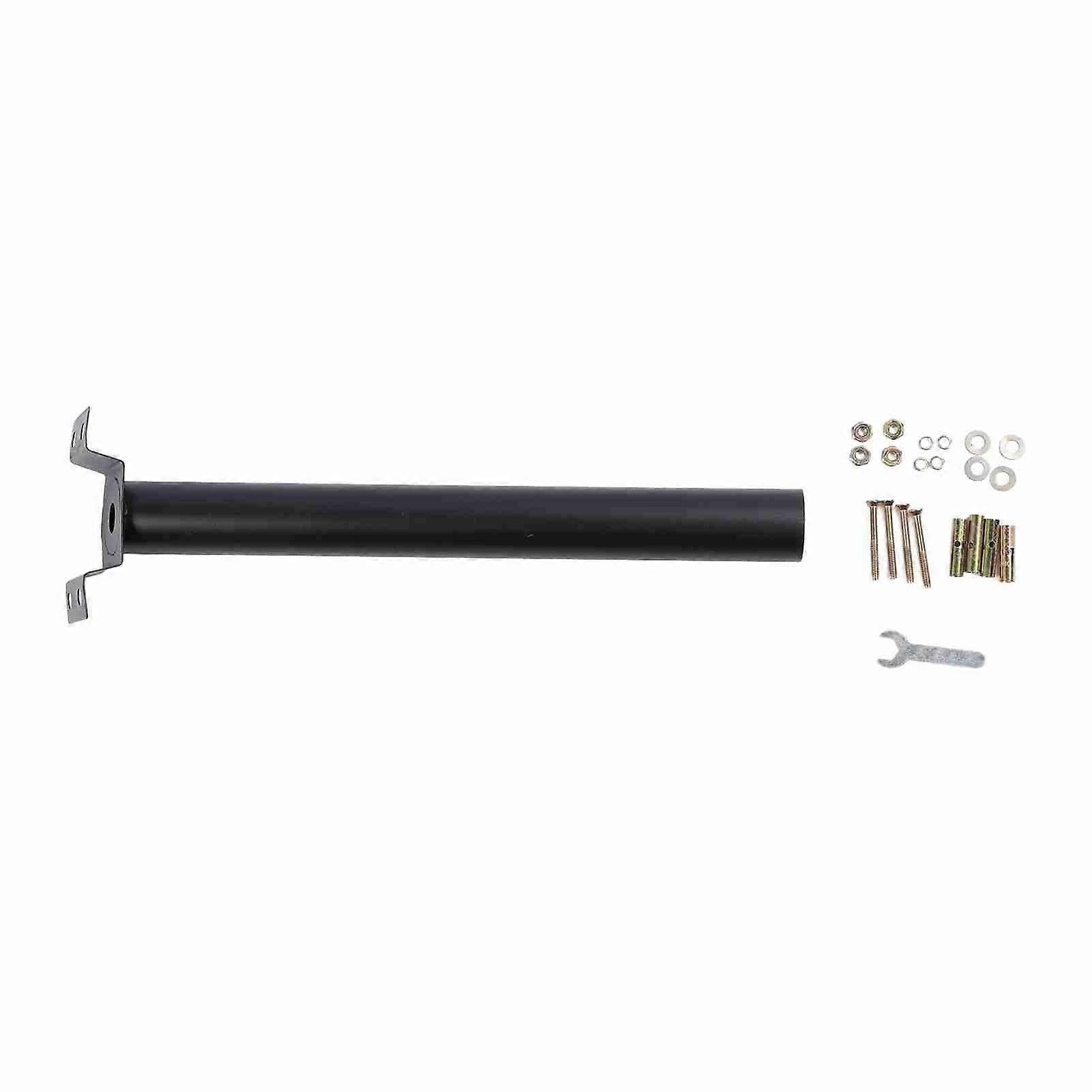 Wall bracket for outdoor lamppost, 50 cm, black