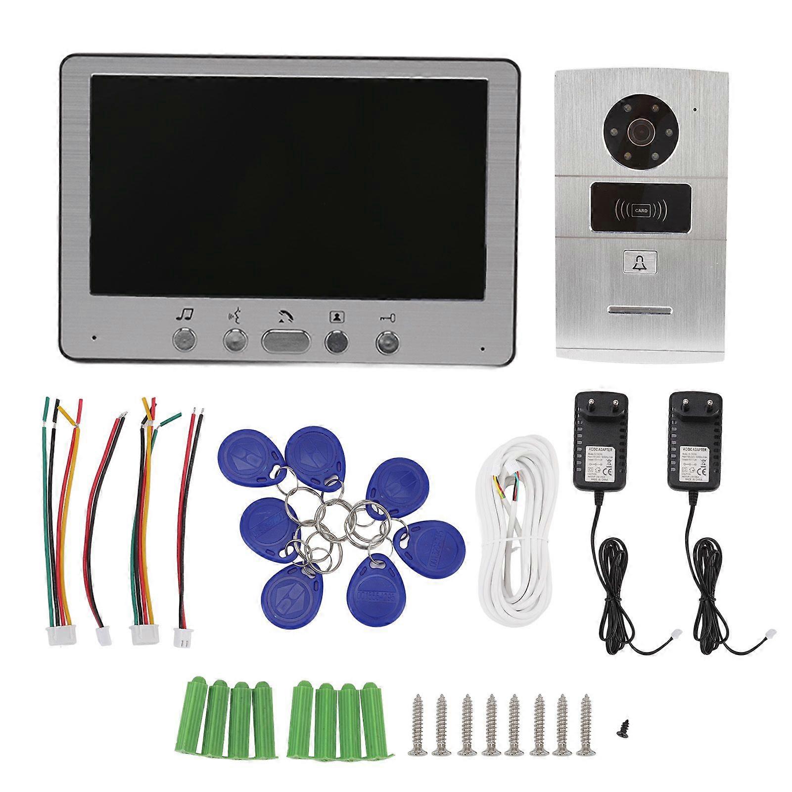 Video Door Phone Doorbell Multifunctional Wireless Smart Video Intercom System for Home