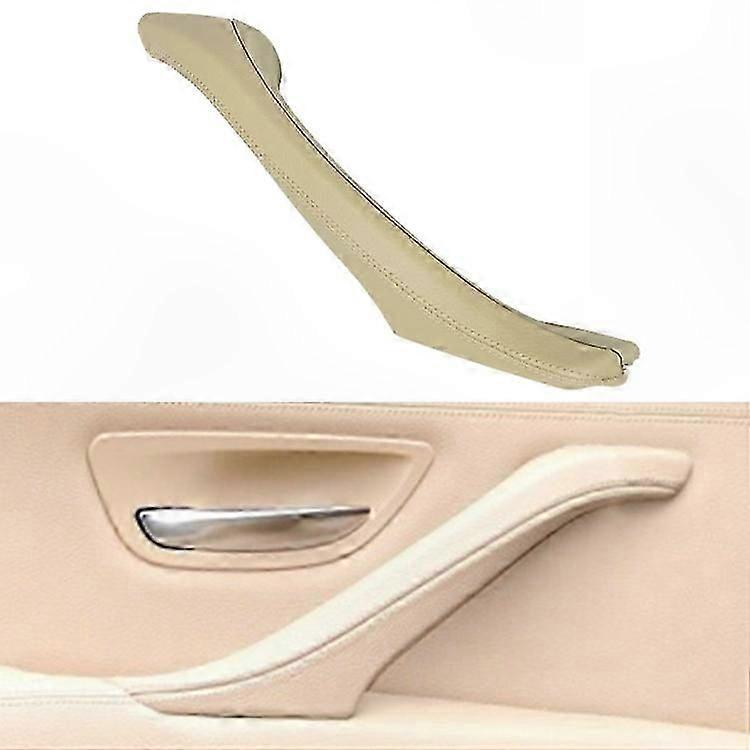 Right Side Inner Door Handle Assembly for 5 Series F10 / F18 2011-2017, Leather Trim, Compatible with 51417225854