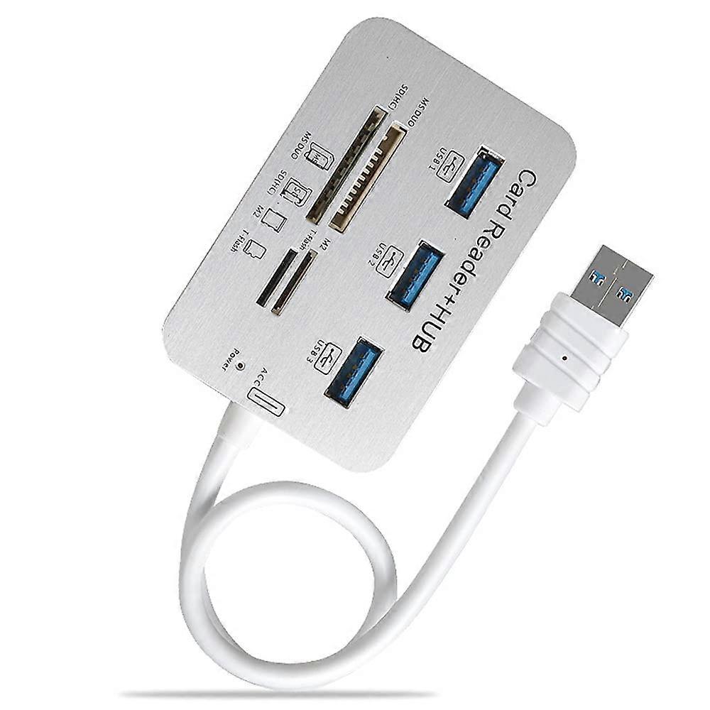 USB HUB 3.0 ThreePort USB Hub Extensor With SD Card Reader For PC